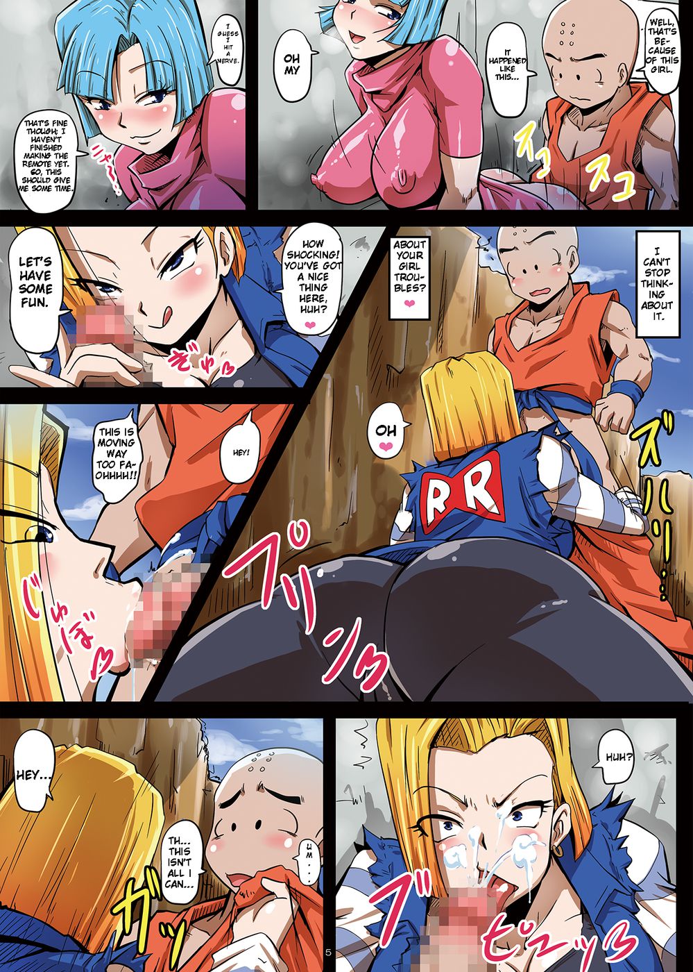 Hentai Manga Comic-The Plan to Subjugate 18 -Bulma and Krillin's Conspiracy to Turn 18 Into a Sex Slave-Read-6